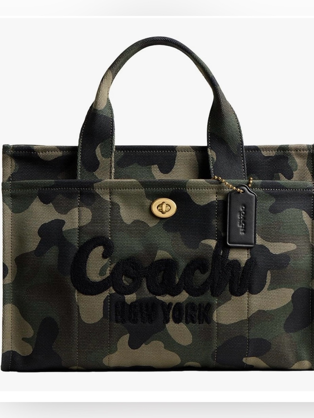 Coach Camouflage Canvas Cargo Tote